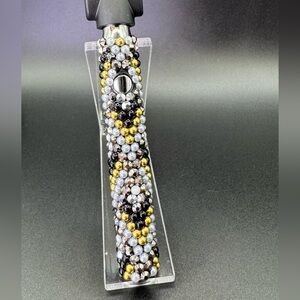 Black Rhinestone 510 Threaded Battery